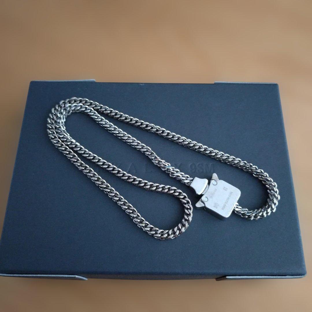 alyx アリクス シルバー ミニ Cubix ネックレス ALYX 1017 ALYX 9SM | MINI CUBIX CHAIN NECKLACE SILVER | L'ARMOIRE