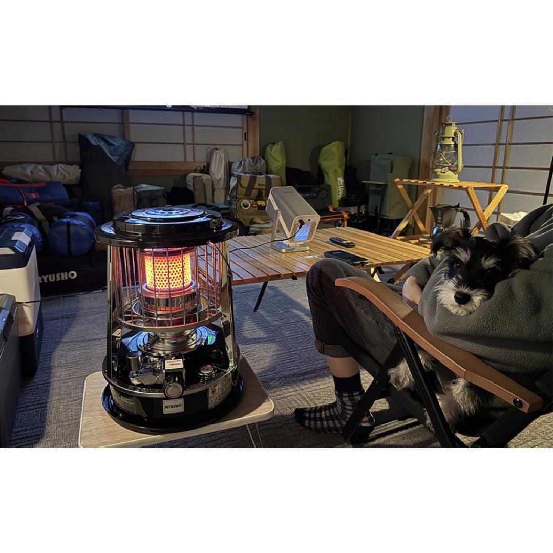 灯油ストーブ 小型 2.5kW 持ち運び便利 屋内 屋外兼用 燃焼時間約15時間