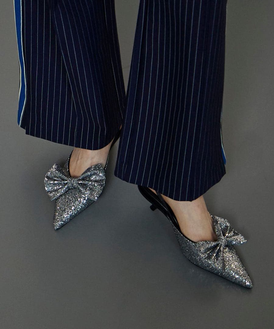 MAISON SPECIAL 2wayRibbonMule/2WAリボンミュール SALE】2way Ribbon Mule