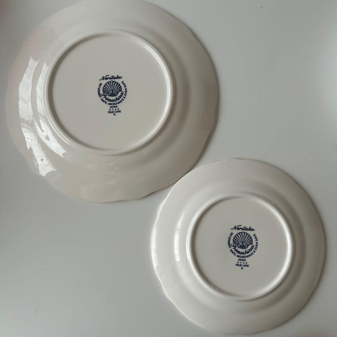 廃盤 未使用】ノリタケ プリマチャイナ 『トゥルー ラブ』 中皿 銘々皿