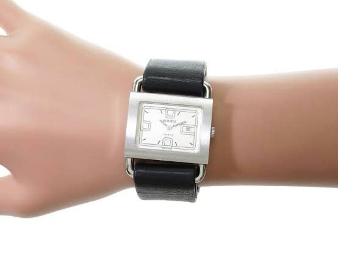 エルメス HERMES バレニア デイト 腕時計 美品 (生産終了モデル
