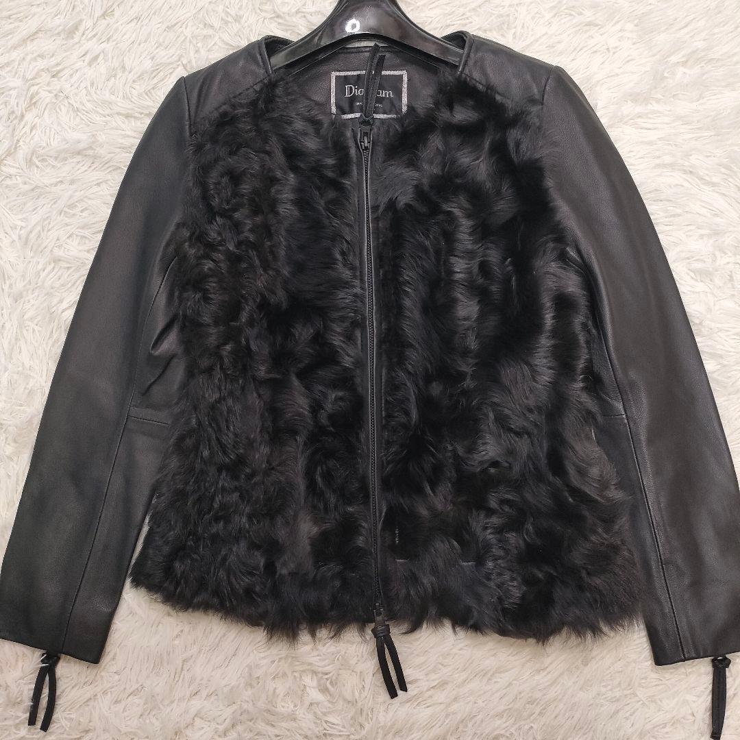 ラムファー! ダイアグラム グレースコンチネンタル ノーカラー レザー