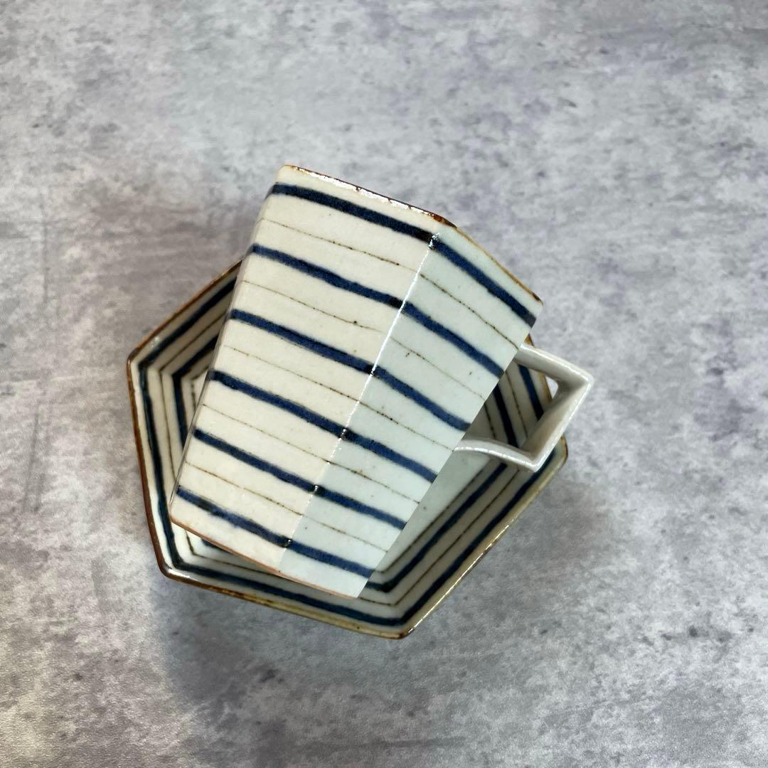 未使用 高島大樹さん 六角 カップ ソーサー 小皿 - メルカリ