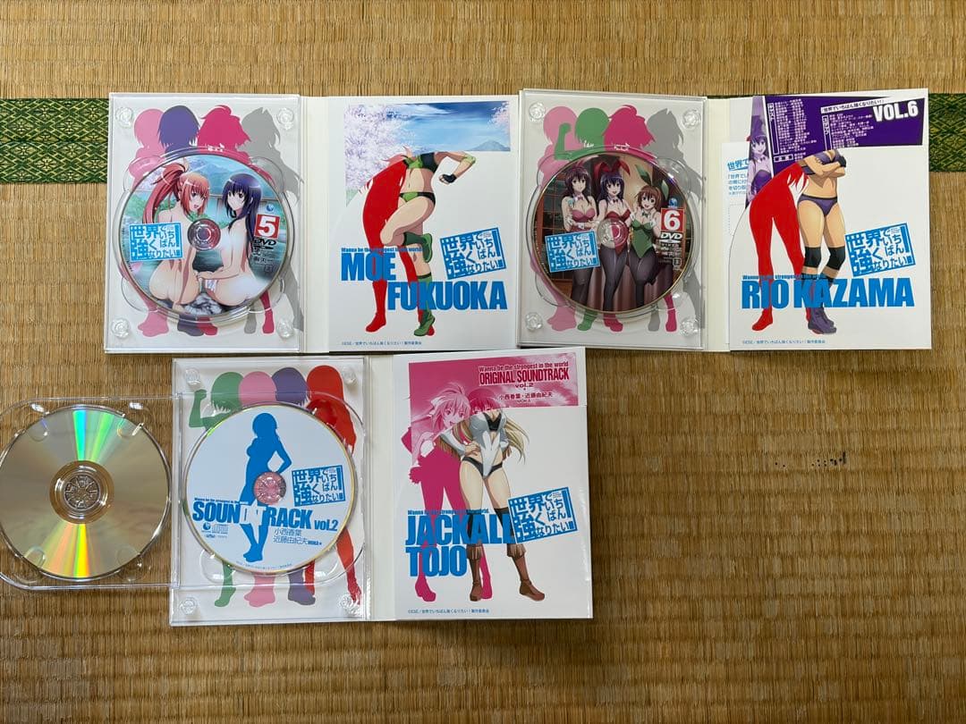 【セル版】世界でいちばん強くなりたい！ DVD 全6巻セット