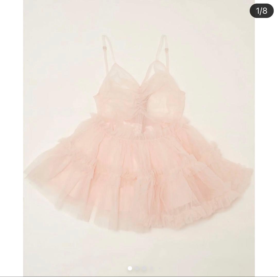 ワンピース \"Ballerina\" fairy tulle peplum tops