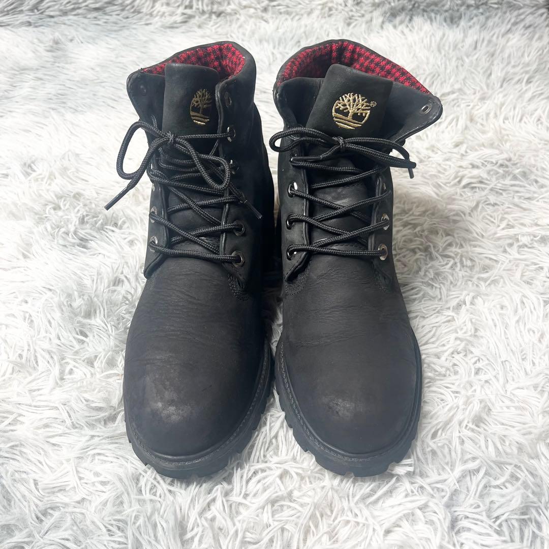 美品】 ティンバーランド ウールリッチコラボ 28.0cm 限定 赤チェック