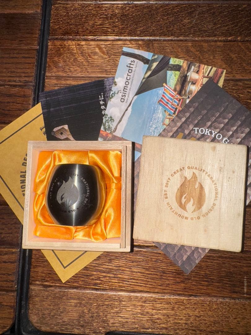 old mountain ぐい飲み　チタン　GUINOMI OLD MOUNTAIN