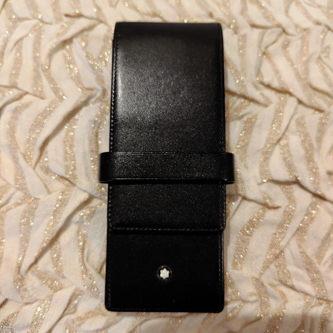 モンブランMontblanc 黒 レザー 筆箱 | 激安通販のイーサプライ