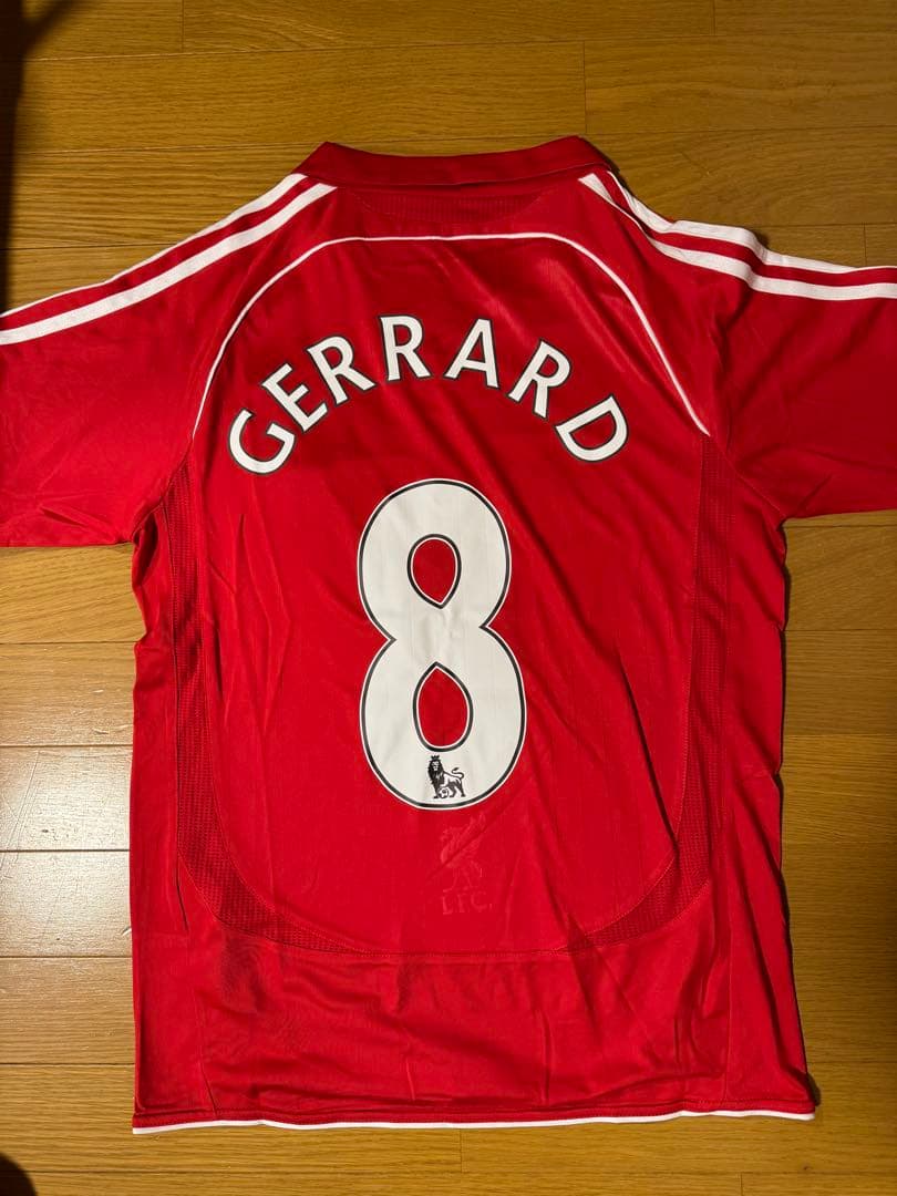 リヴァプール ジェラード　ユニフォーム adidas 正規品 Carlsberg リバプール ジェラード アディダス 06/07 襟付 ユニフォーム - メルカリ