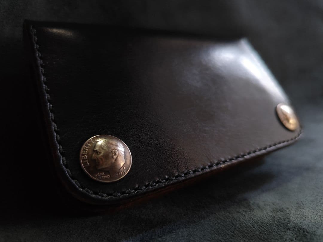 石山 裕也様オーダーカスタム　HORWEENクロムエクセル トラッカーウォレット