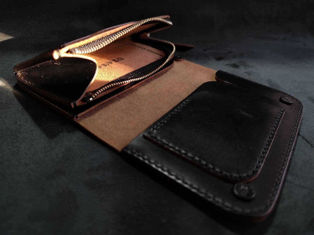 石山 裕也様オーダーカスタム　HORWEENクロムエクセル トラッカーウォレット