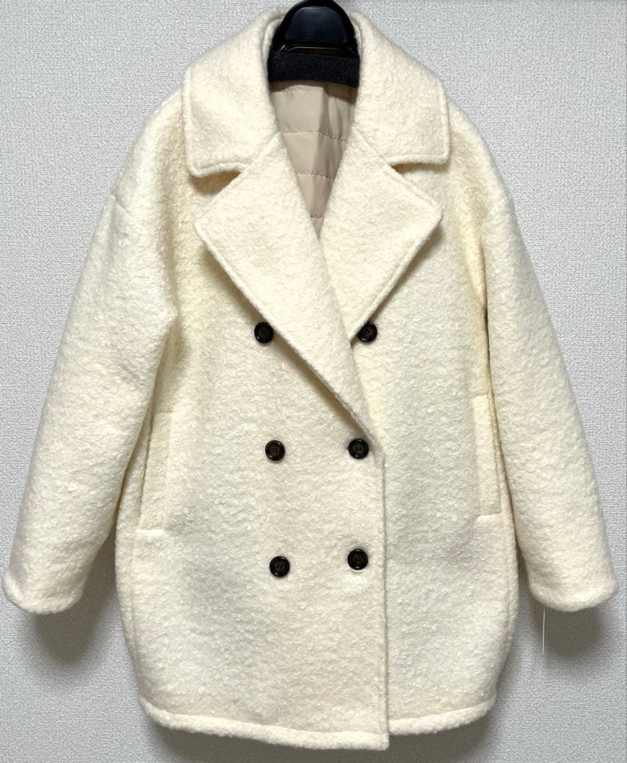 ヤマダヤ CLOVE ブークレーダウンテーラードコート 新品 最終お値下げ