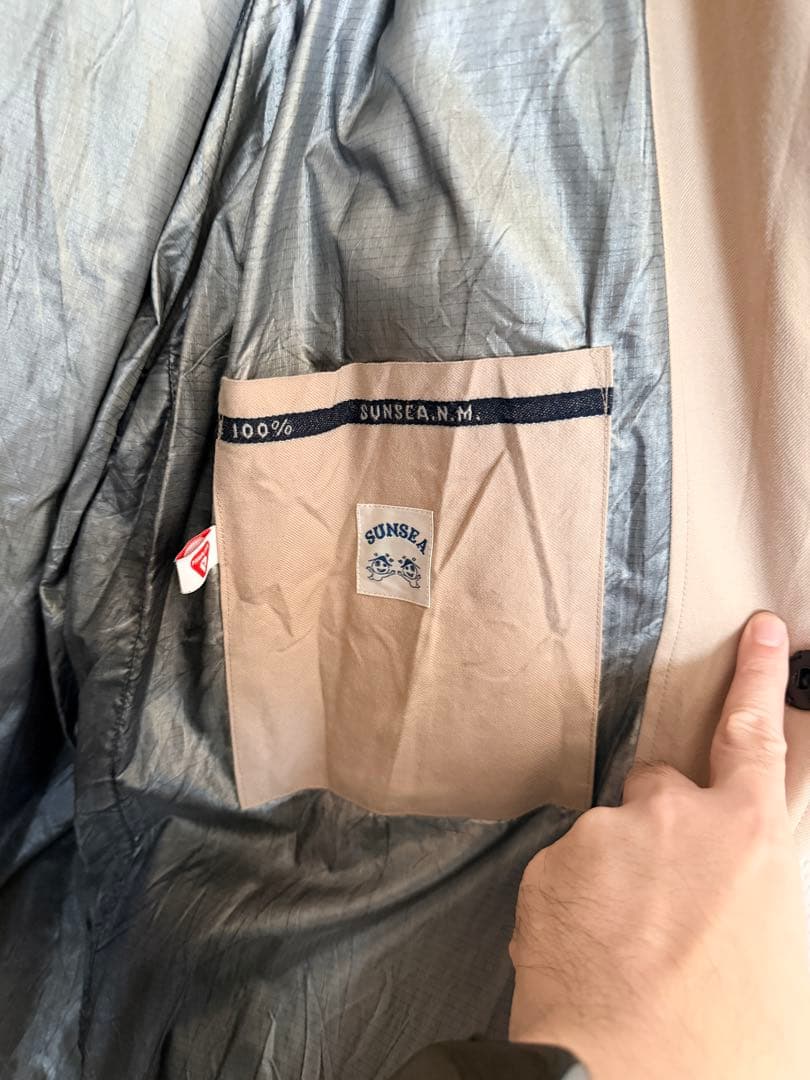 m*n様 sunsea Joseph Rigid Wool Coat ベージュコ - メルカリ