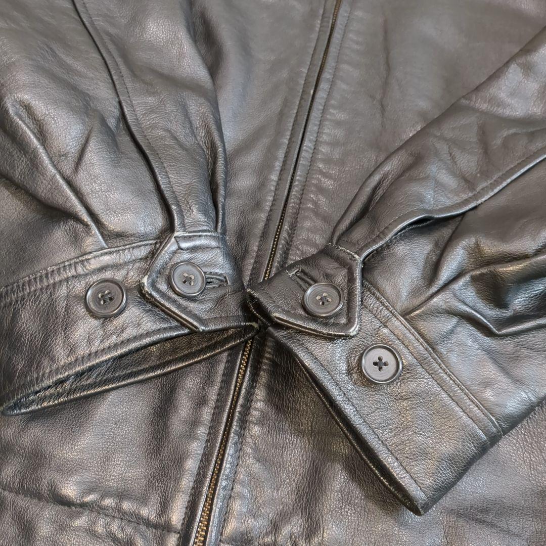 美品 オールドギャップ レザージャケット ブルゾン 牛革 XXLサイズ