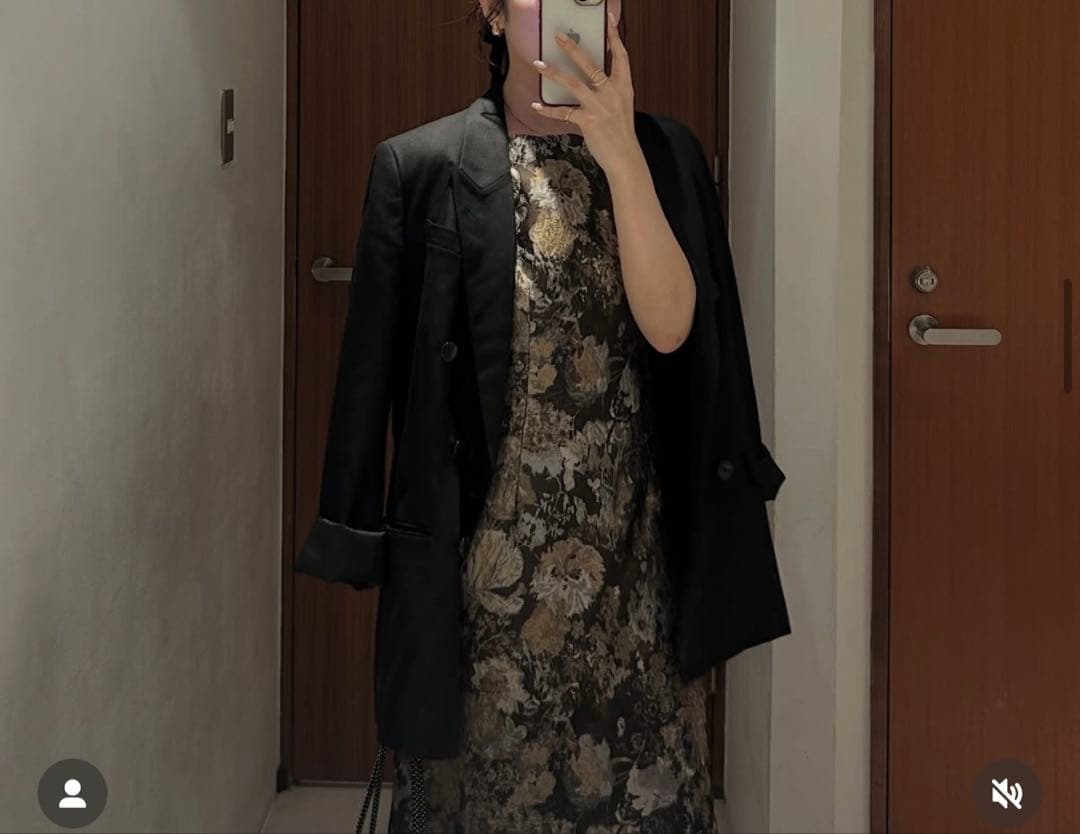 新品 LE'RURE リルアー Wandering jacquard dress - メルカリ