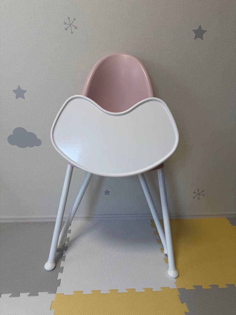 ベビービョルン ハイチェア ピンク - メルカリ