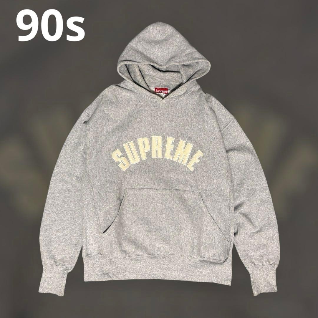 最初期 95〜96年 SUPREME Arc Logo Hoodie nigo