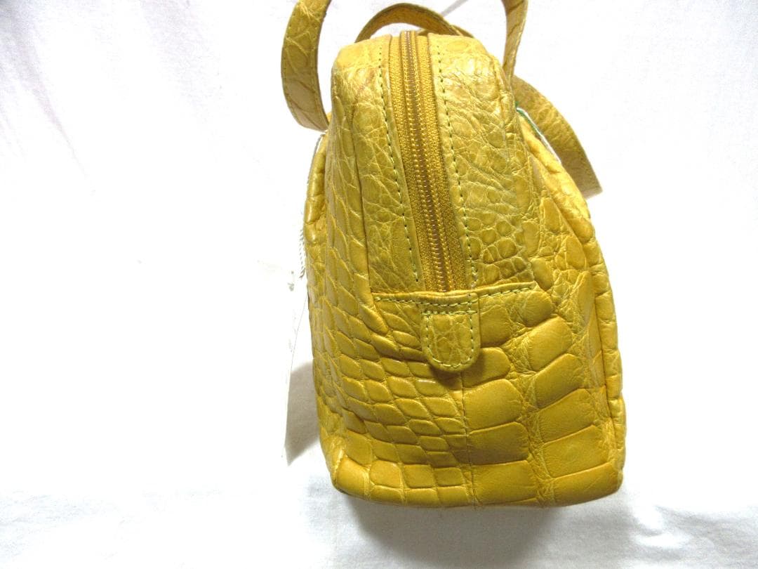 FERMODA クロコダイル レザー イタリア製 ボストンバッグ 未使用品