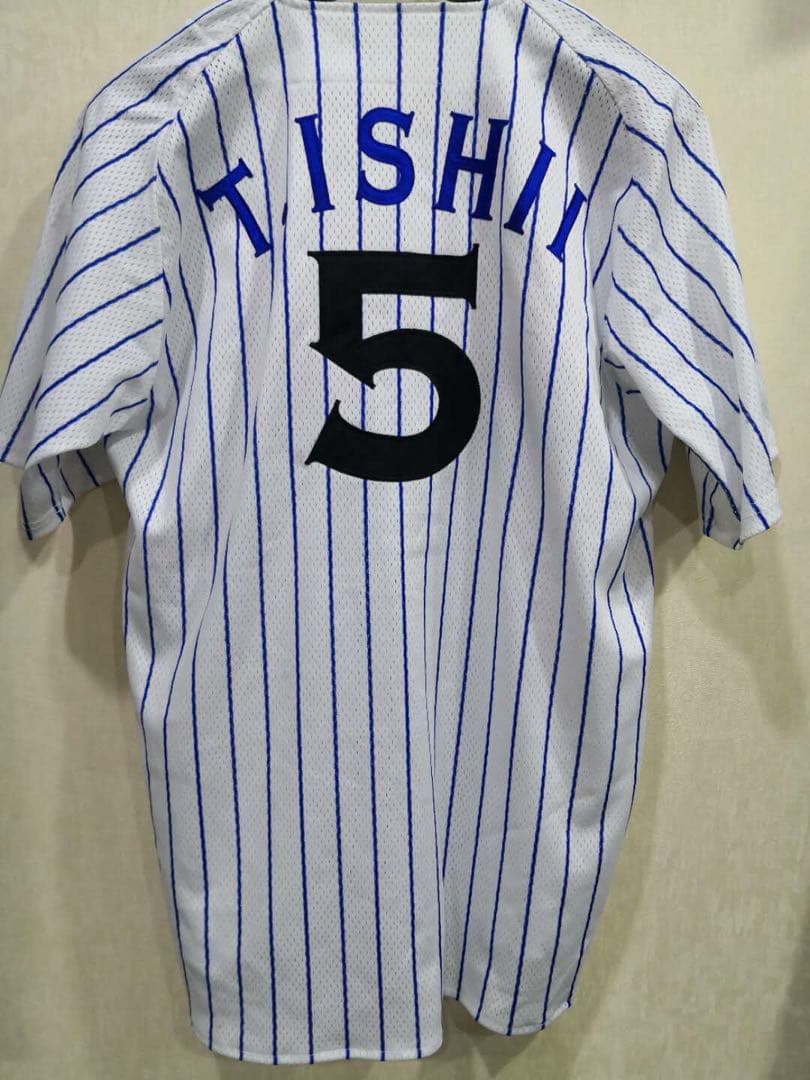 横浜DeNAベイスターズ復刻ユニフォーム サイズ O 豪華刺繍 石井琢