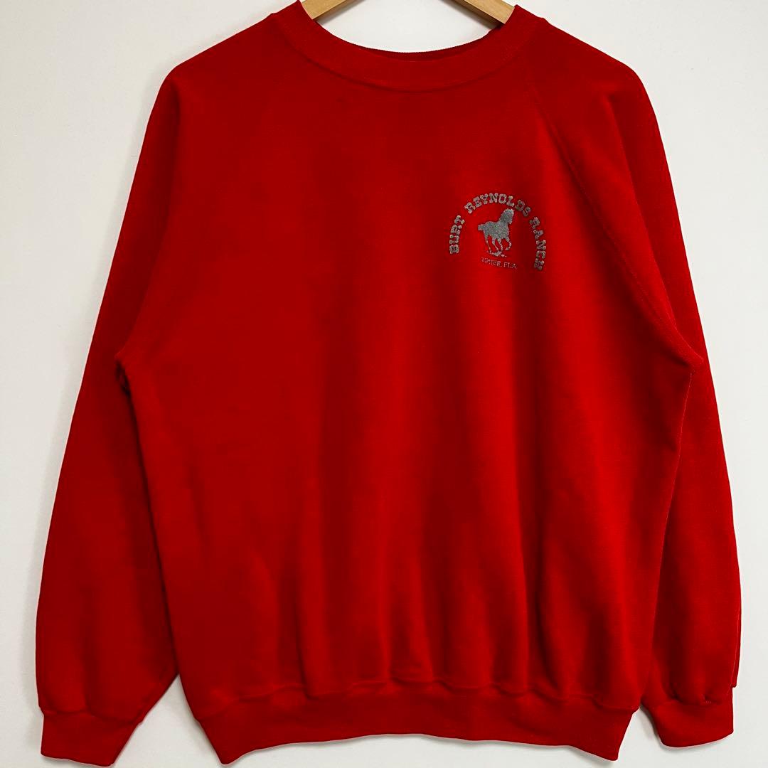 90s USA製 Hanes ラグラン スウェット XL レッド ヴィンテージ - メルカリ