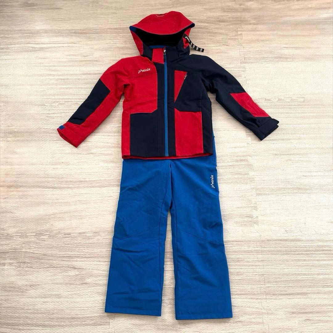 phenix キッズ　スキーウェア　スノボウェア　130 上下　グローブ付き フェニックス（PHENIX） スキーウェア キッズ 子供 上下セット スノー