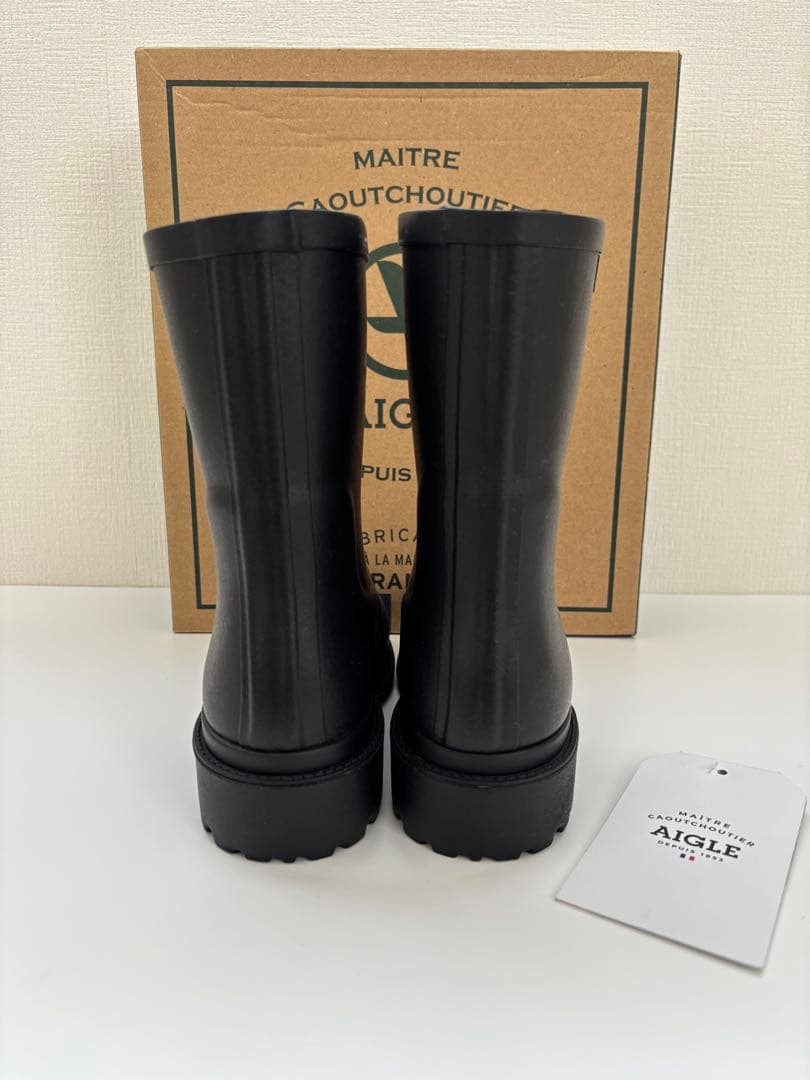 ✨未使用品✨ AIGLE エーグル レインブーツ ノワール(黒) 22.5cm