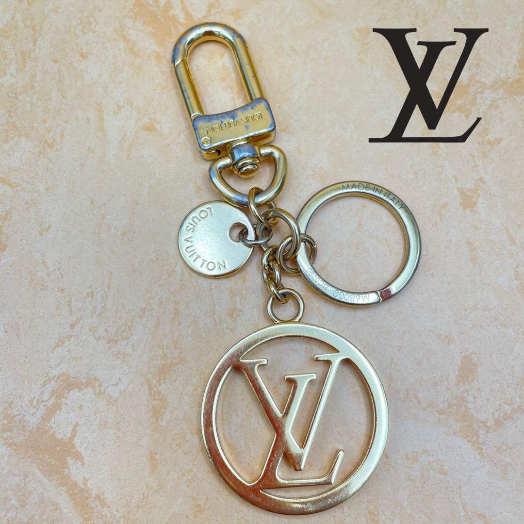 ルイヴィトン バッグ チャーム・LV サークル キーホルダー キーリング