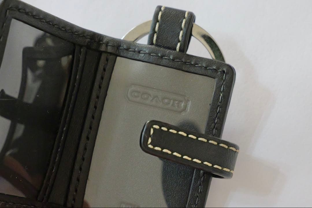 新品】COACH コーチ フォトキーホルダー シグネチャー フォトフレーム