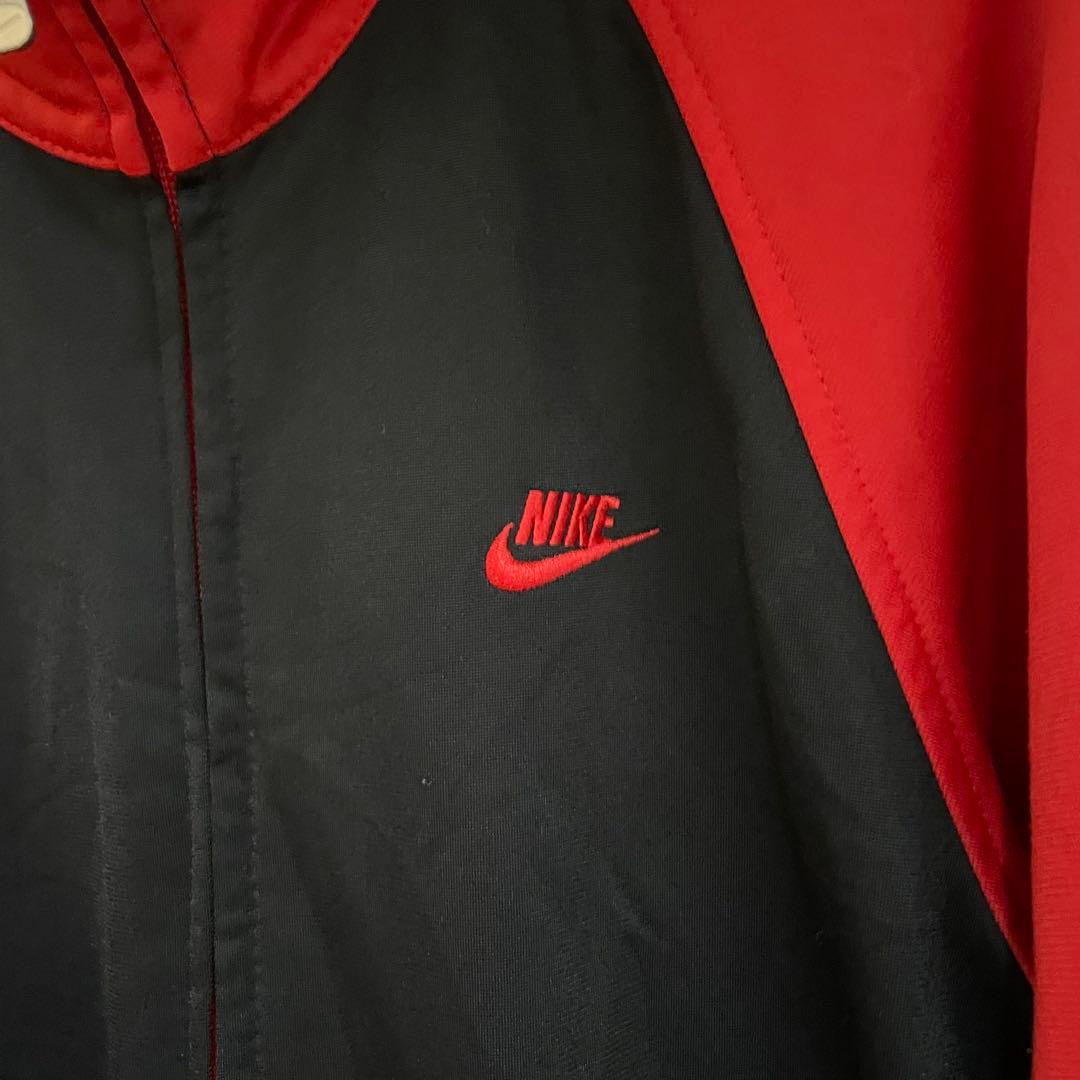 NIKE ナイキ ナイロン トラック ジャケット レッド S - メルカリ