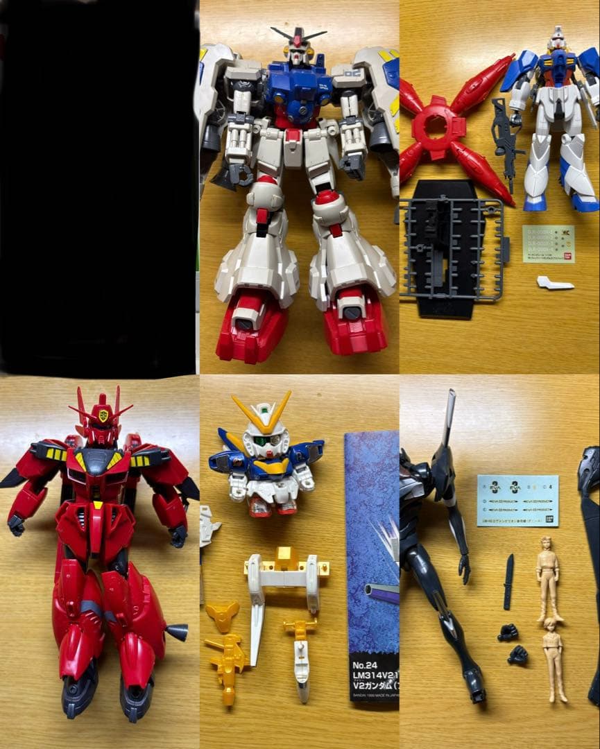 ガンプラまとめ売り7体 サイサリスドレッドノートザラキエル