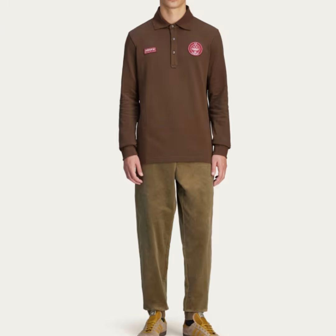 2XL アディダス×シーピーカンパニー　ポロシャツ　長袖　C.P.Company