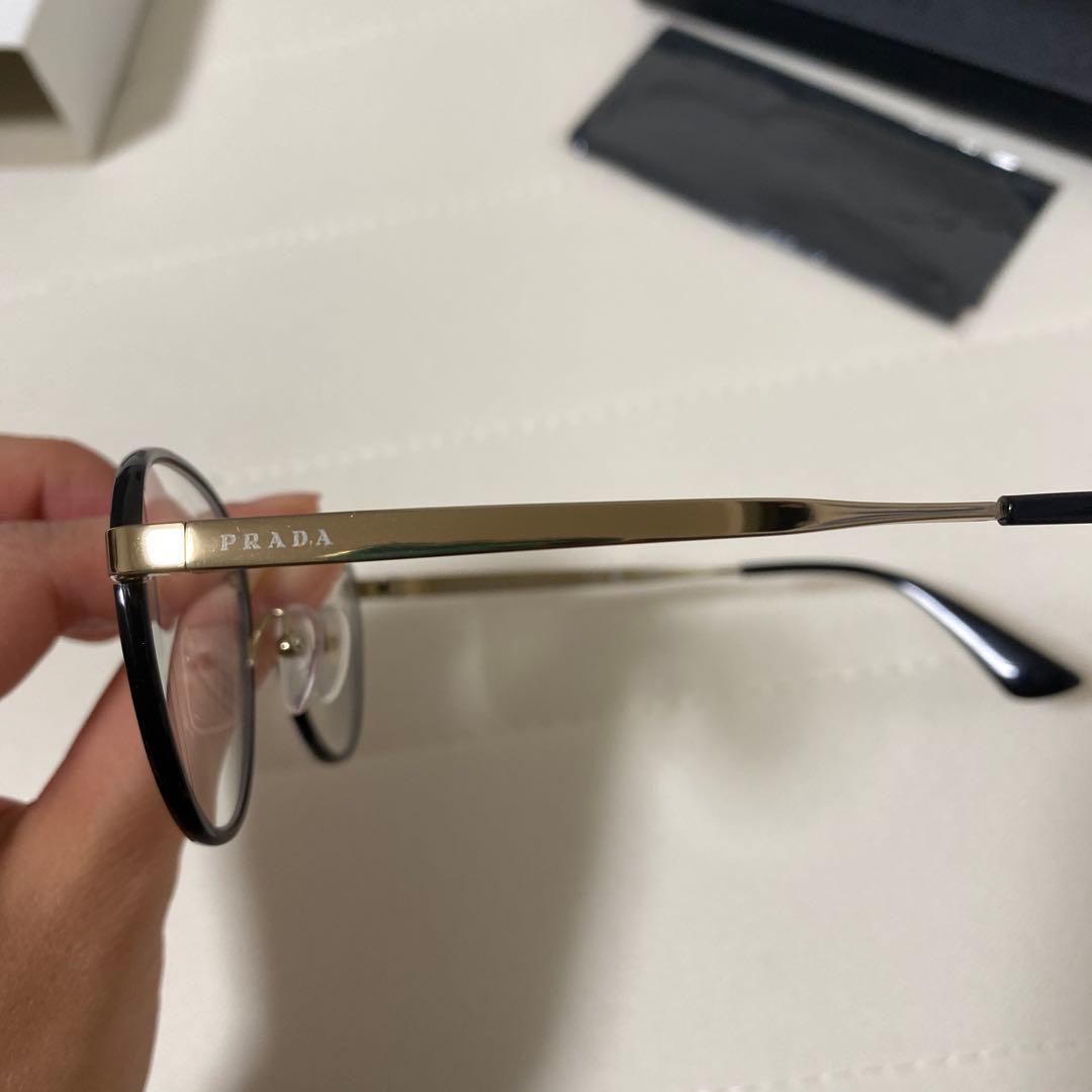 まった♫ 様専用PRADA/メガネ/PR57SVD1AB1O1 ボストン 度入り