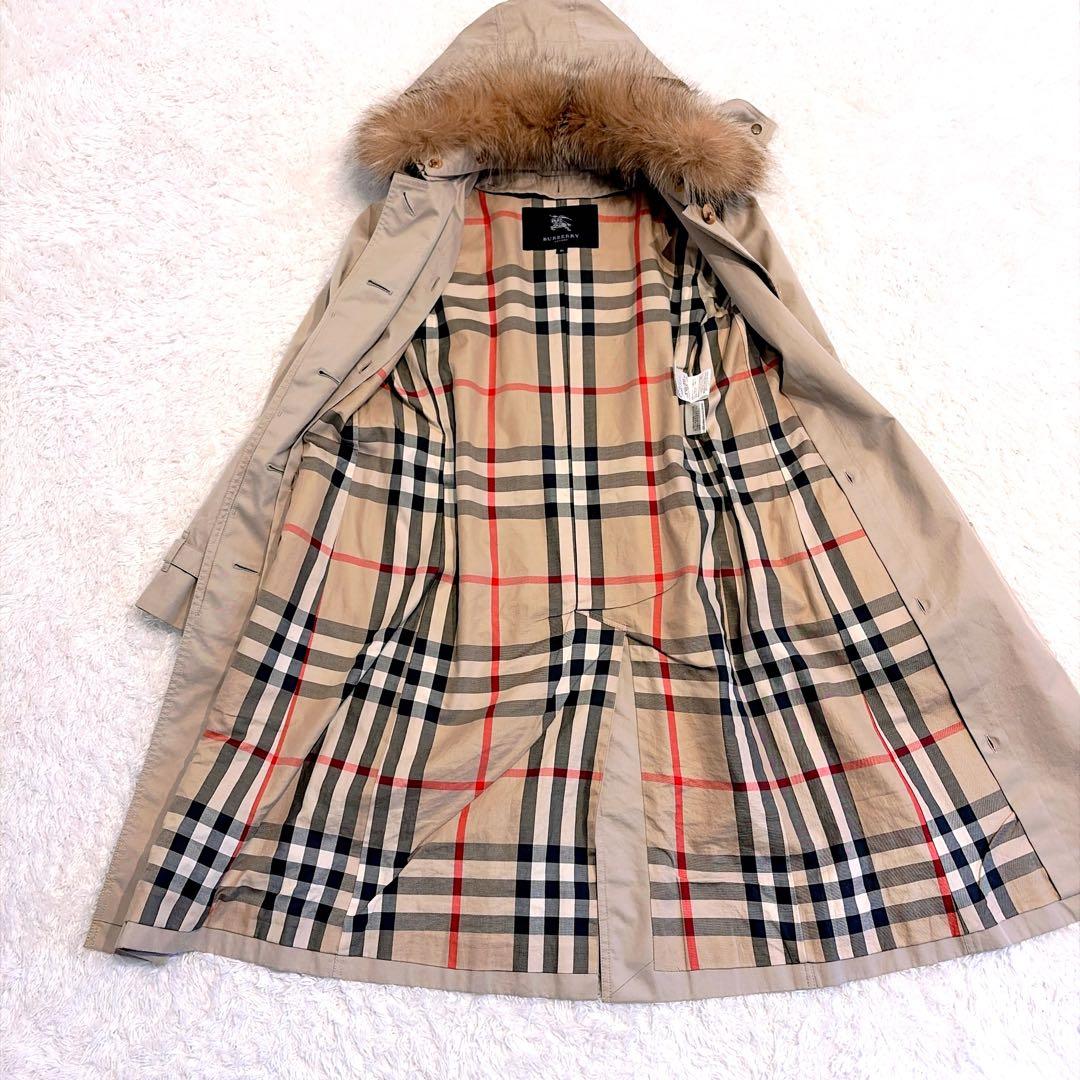 美品✨貴重4way 襟裏メガチェック バーバリーロンドン フォックス