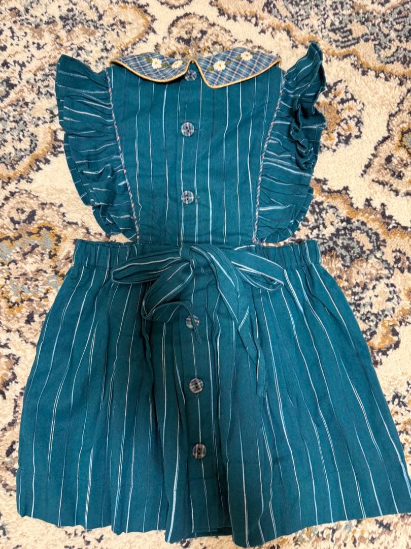 新品Bonjour Diary エプロンワンピース 2Y - メルカリ