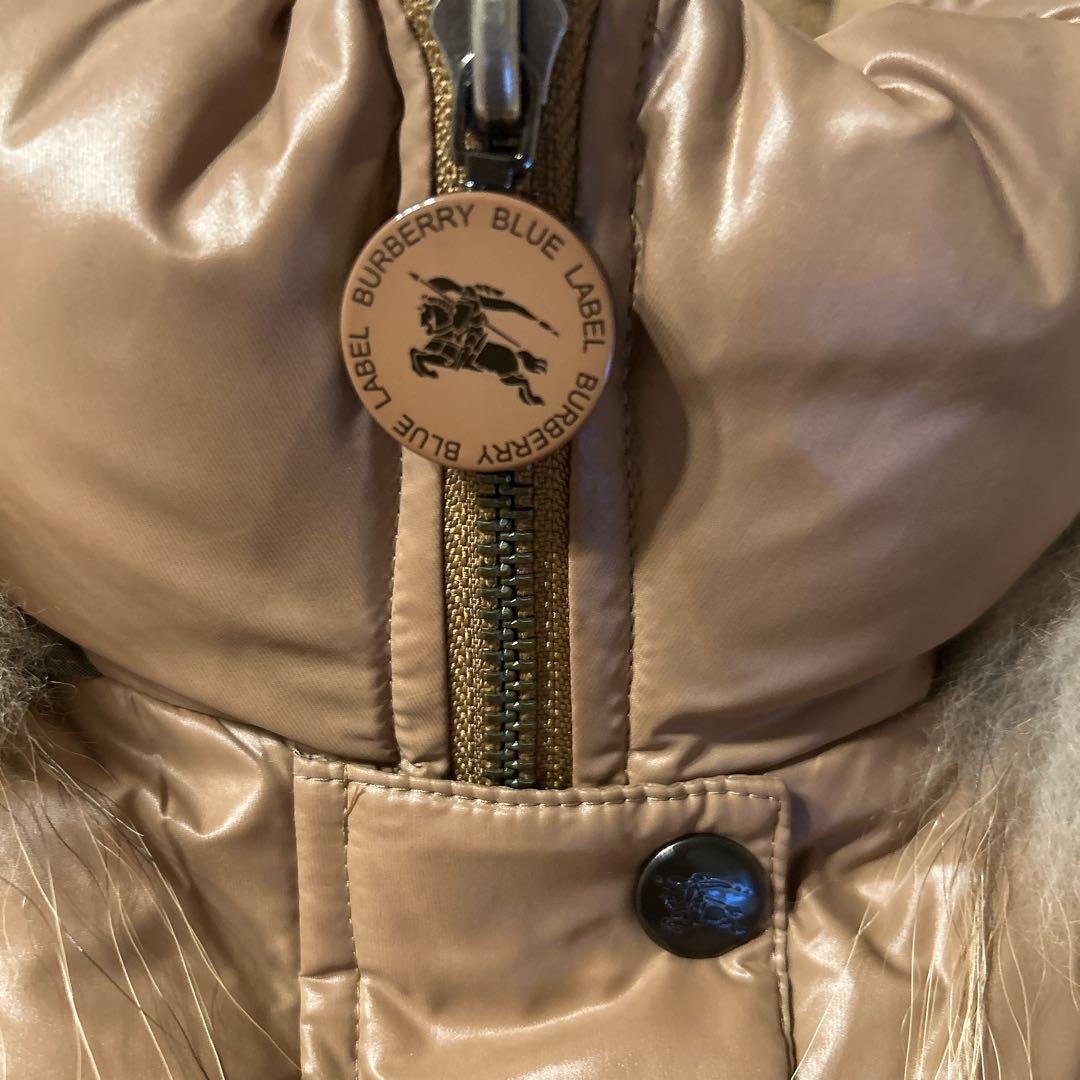 BURBERRY BLUE LABEL ダウンベスト ブラウン系 38サイズ - メルカリ