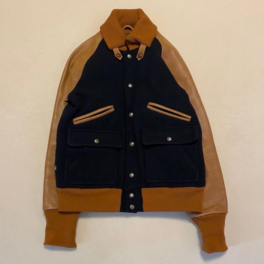 NITRAID 袖レザー スタジャン Lサイズ ナイトレイド クラブ ジャケット