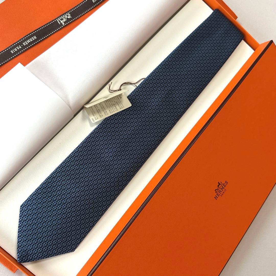 エルメス ネクタイ 《マイヨン・クラブ》新品 未使用