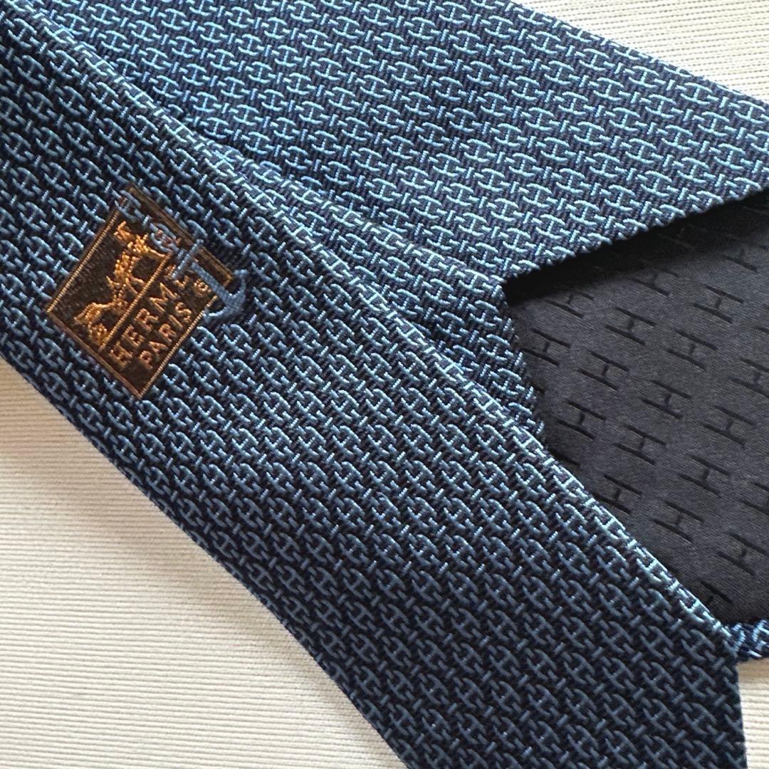 エルメス ネクタイ 《マイヨン・クラブ》新品 未使用