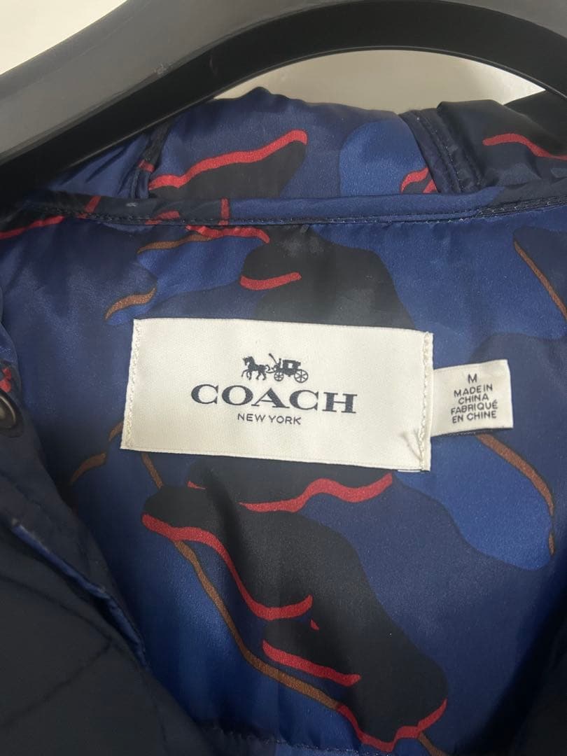 COACH】ダウンライナー付き モッズコート M ネイビー メンズ 3WAY