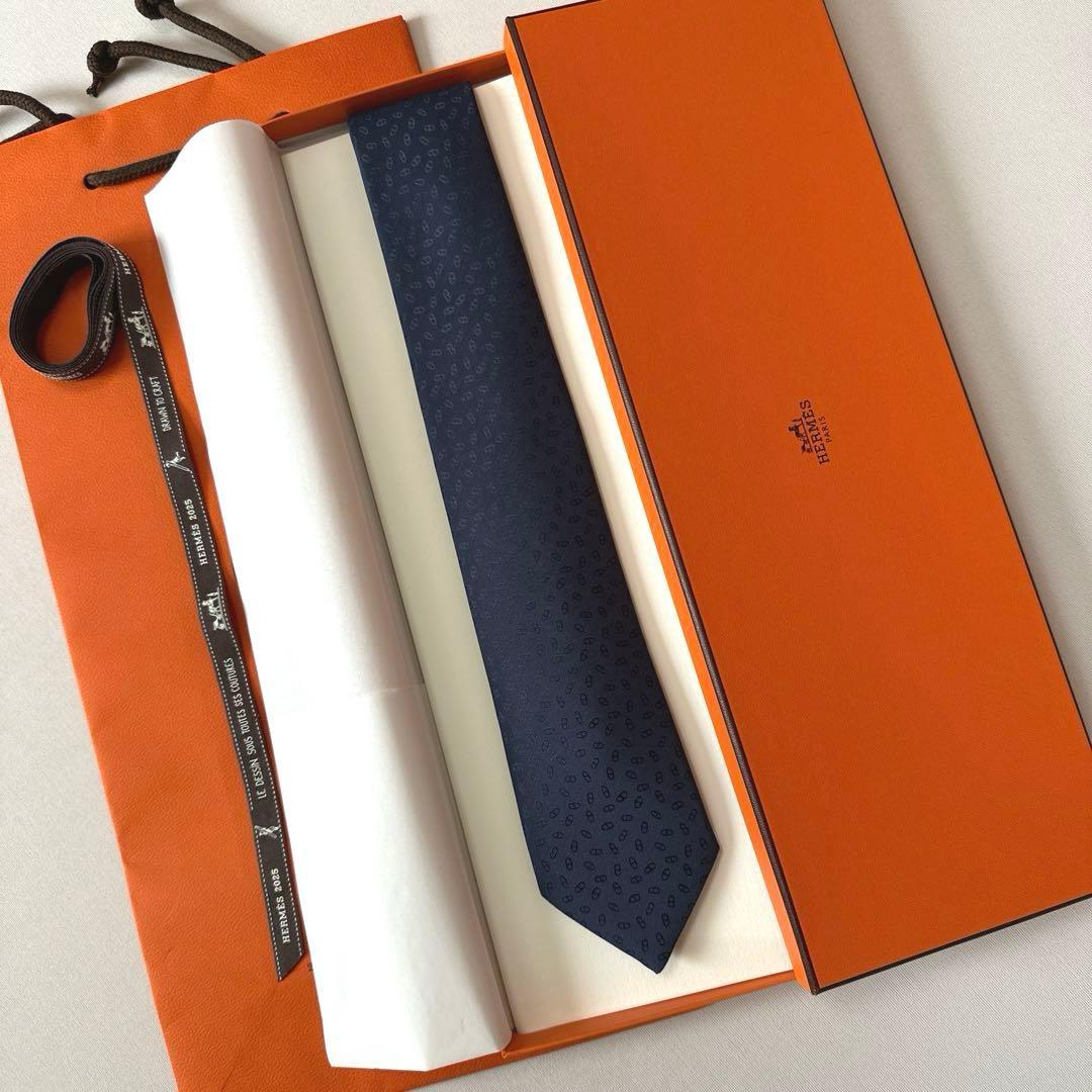 専用出品です。　エルメス ネクタイ H織りタイ《ファソネ・マイヨン》新品 未使用