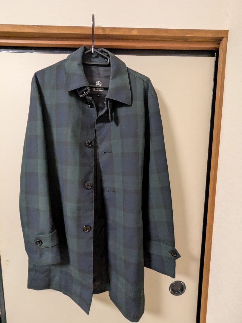 値下げ！BURBERRY BLACK LABEL ステンカラーコート M - メルカリ