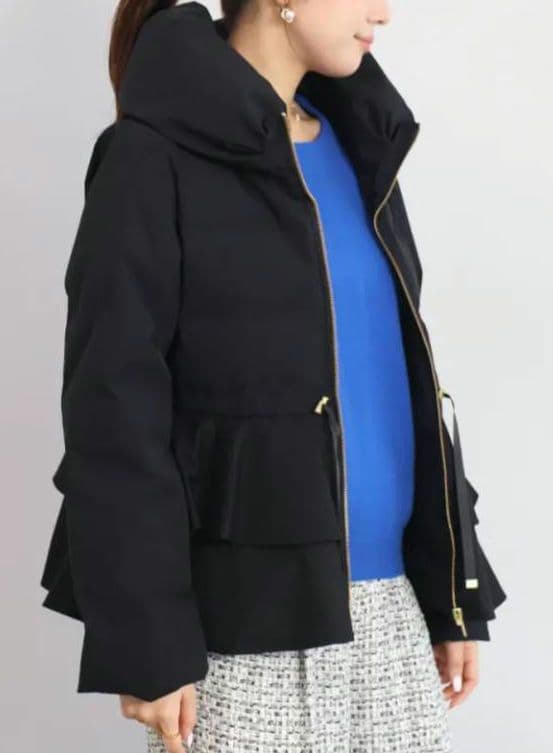 フェンネル フレアペプラムダウンコート ヤマダヤダウン 新品タグ付