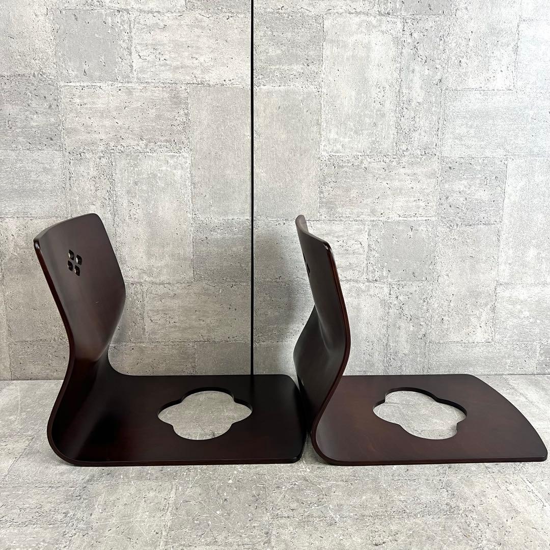 HIKARI 光製作所 曲げ木座椅子 4脚セット 和モダン 座椅子 - メルカリ