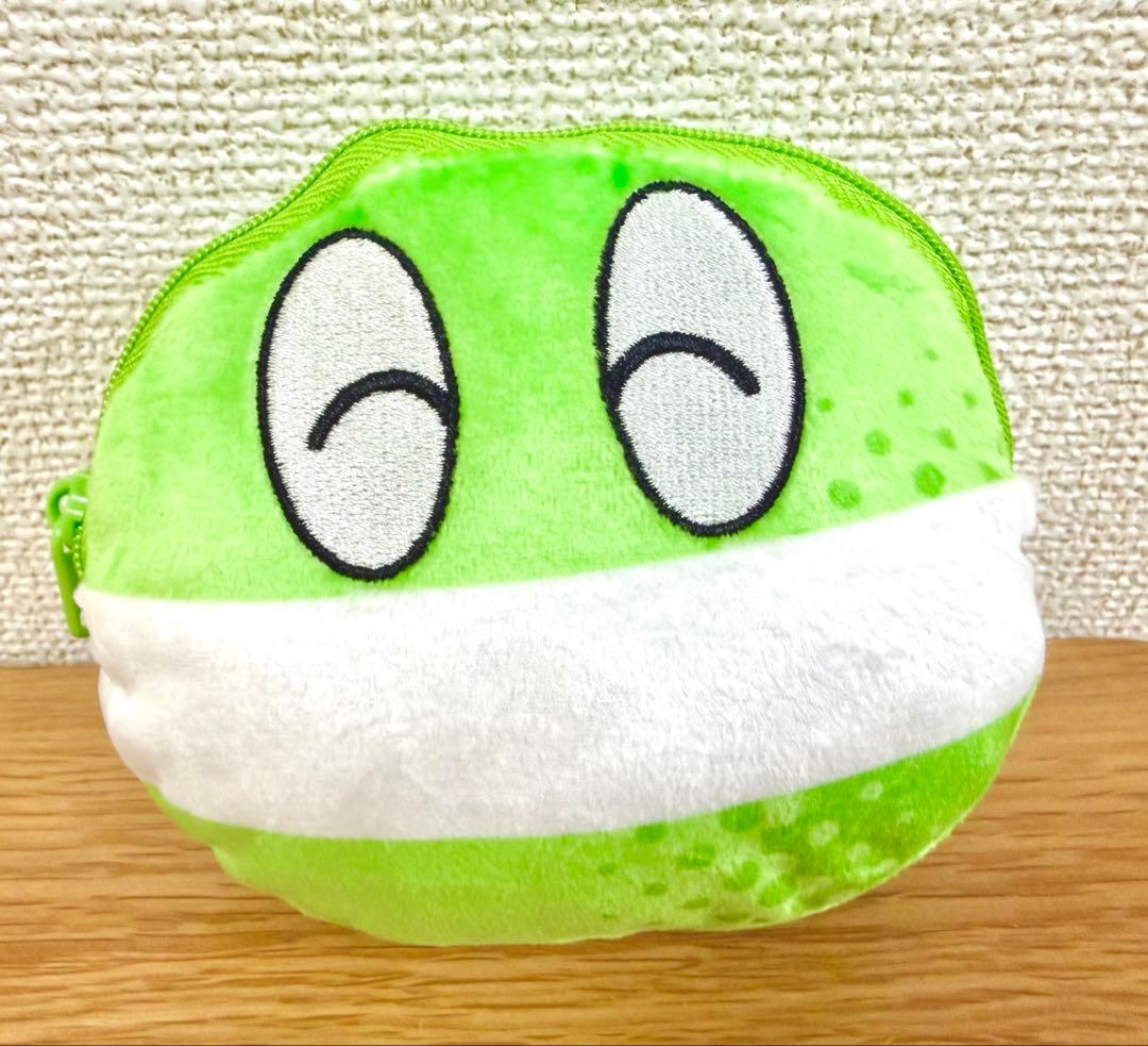 pop'n music ポップ君 ぬいぐるみパスケース 緑ポップ君 - メルカリ