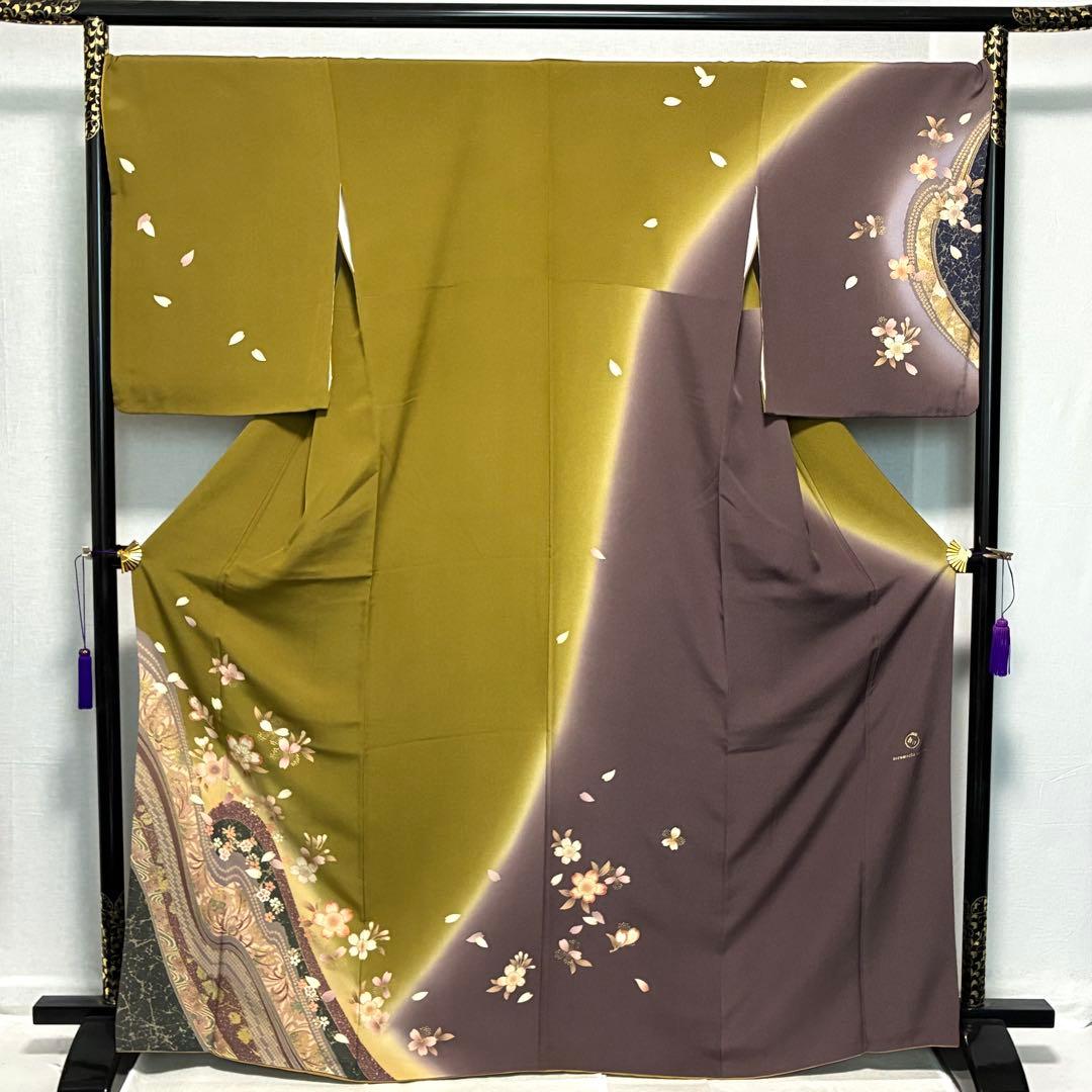 D418 訪問着 ヒロミチナカノ 桜 正絹 着物 袷 極美品 - メルカリ