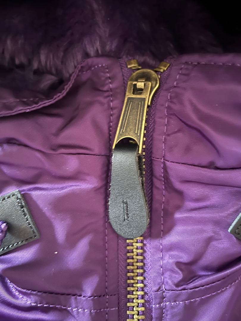 J*I様 Supreme Hooded MA-1 \"Purple\" Sサイズ 中
