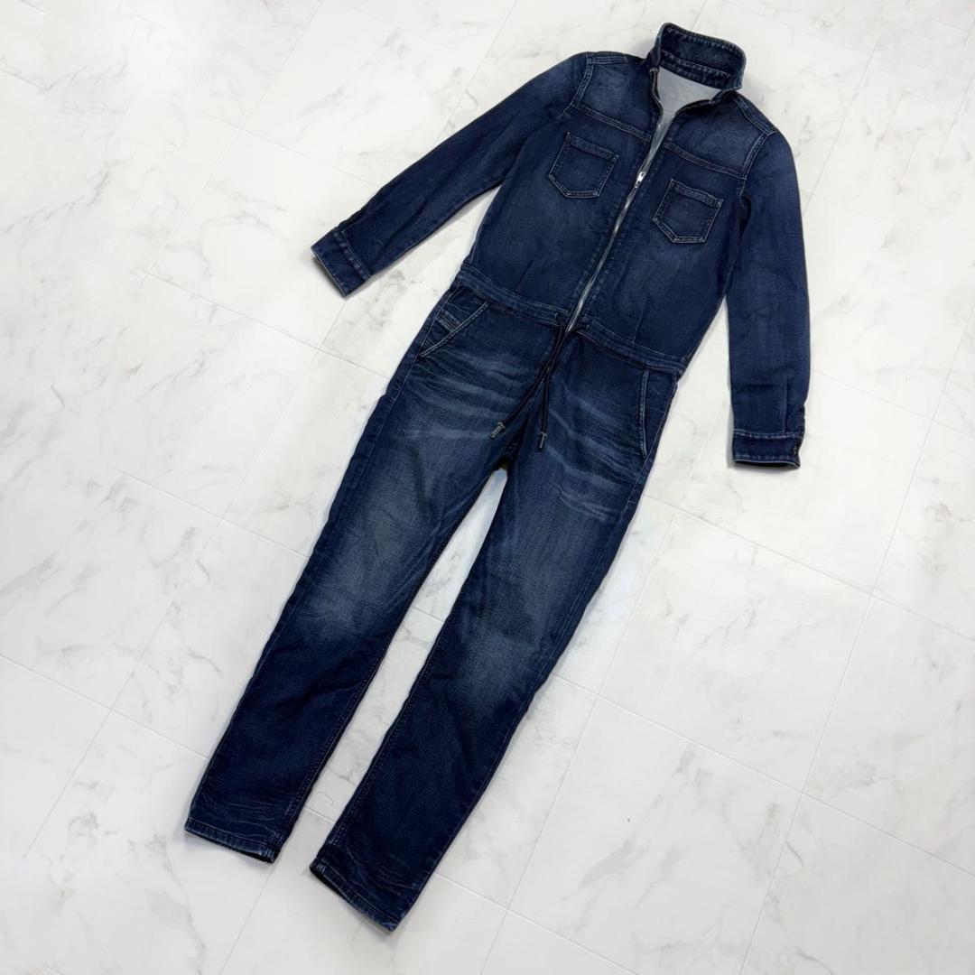 ディーゼル　オールインワン　ジョグジーンズ　XXS デニット　JAHI-NE DIESEL】ウィメンズ ジョグジーンズ｜ハイウエストバギー・テーパード