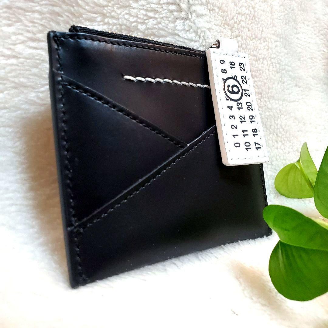極美品 MM6 Maison Margiela 黒 レザー ケース MM6 エムエムシックス メゾンマルジェラ Maison Margiela レディース