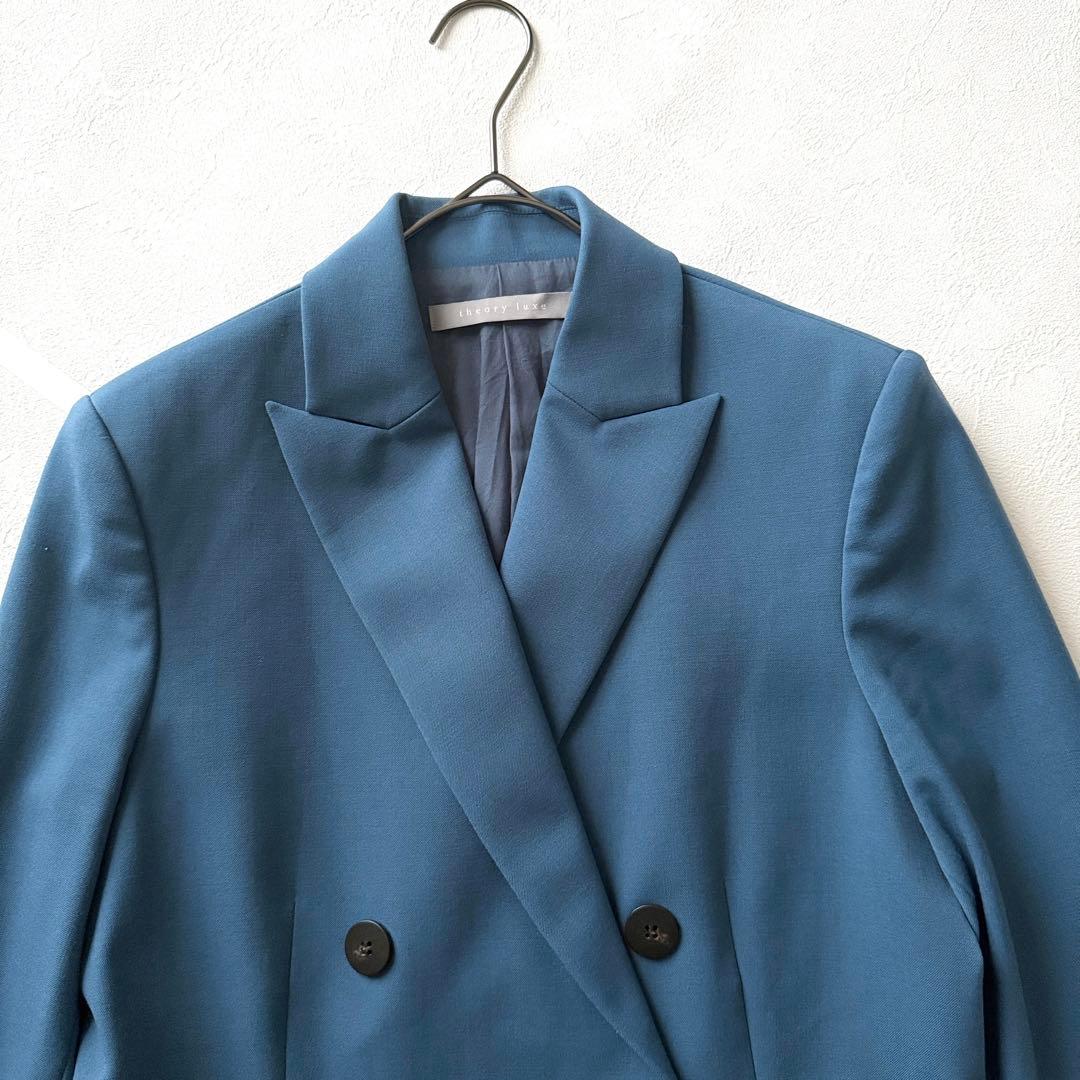 2483Z 美品 セオリーリュクス ダブルテーラードジャケット EDEN 23年