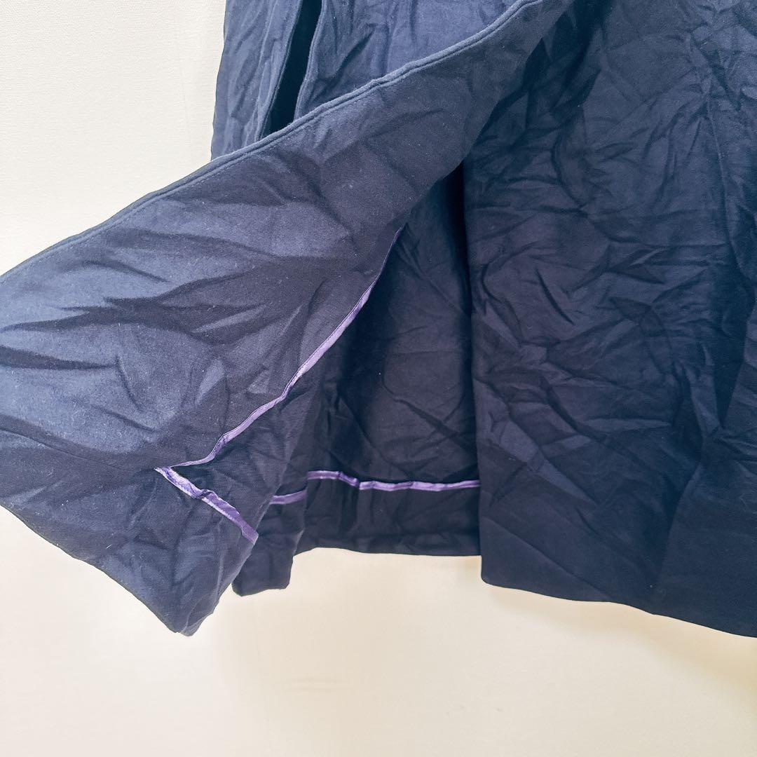 TED BAKER カシミヤ混 ウールケープ ポンチョ ネイビー 【S～M